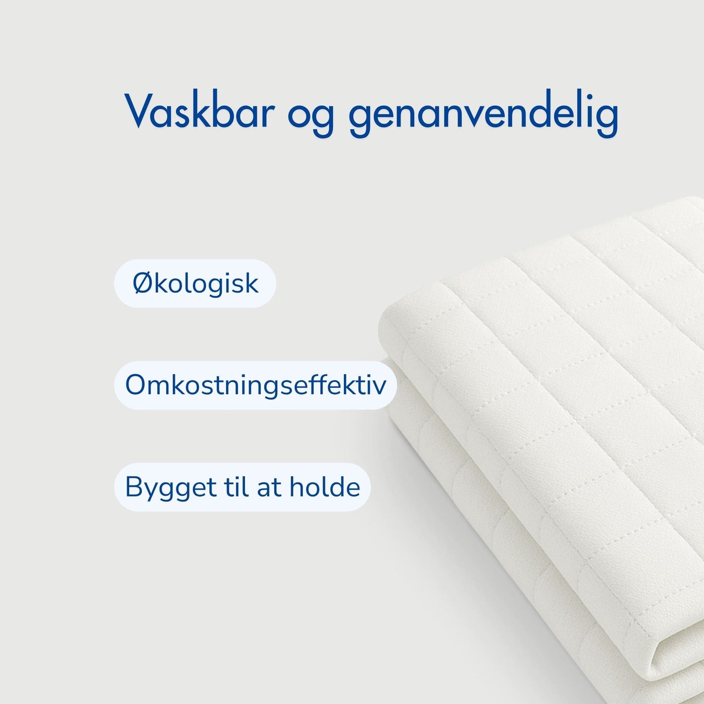 Vaskbart og genbrugeligt inkontinenslagen